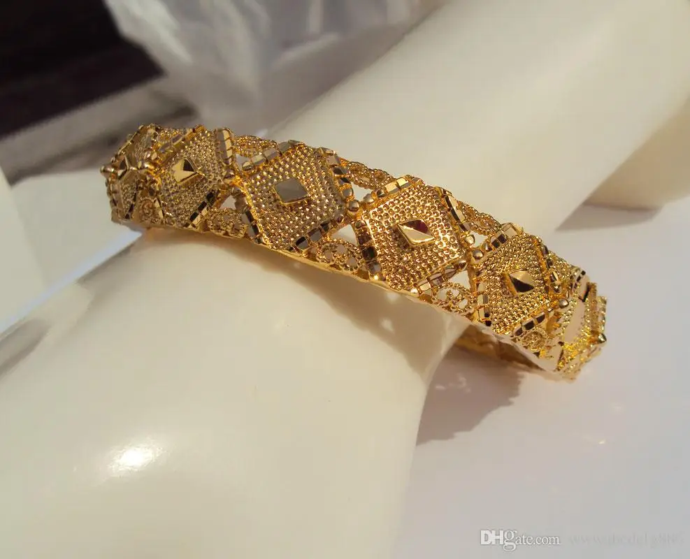 Madam to add On board Sculpta 18 k thai baht galben fine solide g/f bijuterii de aur mai larg  grele brățară brățară ba20 grele cumpara < Bratari & Brățări | Rentbook.ro