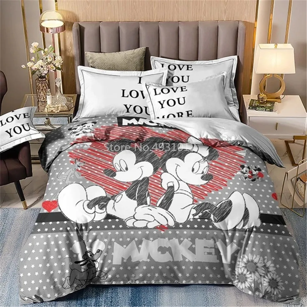 Grumpy ending Moderator Disney minnie mickey mouse-set de lenjerie de pat twin single regina king  size, desene animate 3d imprimate 3stuck carpetă acopere set cu 2 față de  pernă cumpara < Lenjerie De Pat 